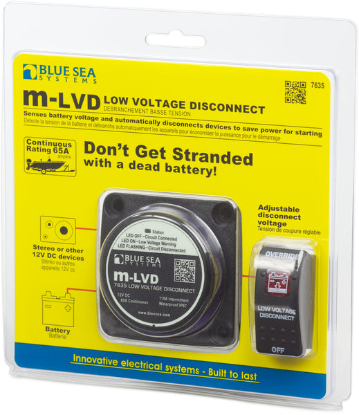 Blue Sea System Mini LVD Low Voltage Disconnect