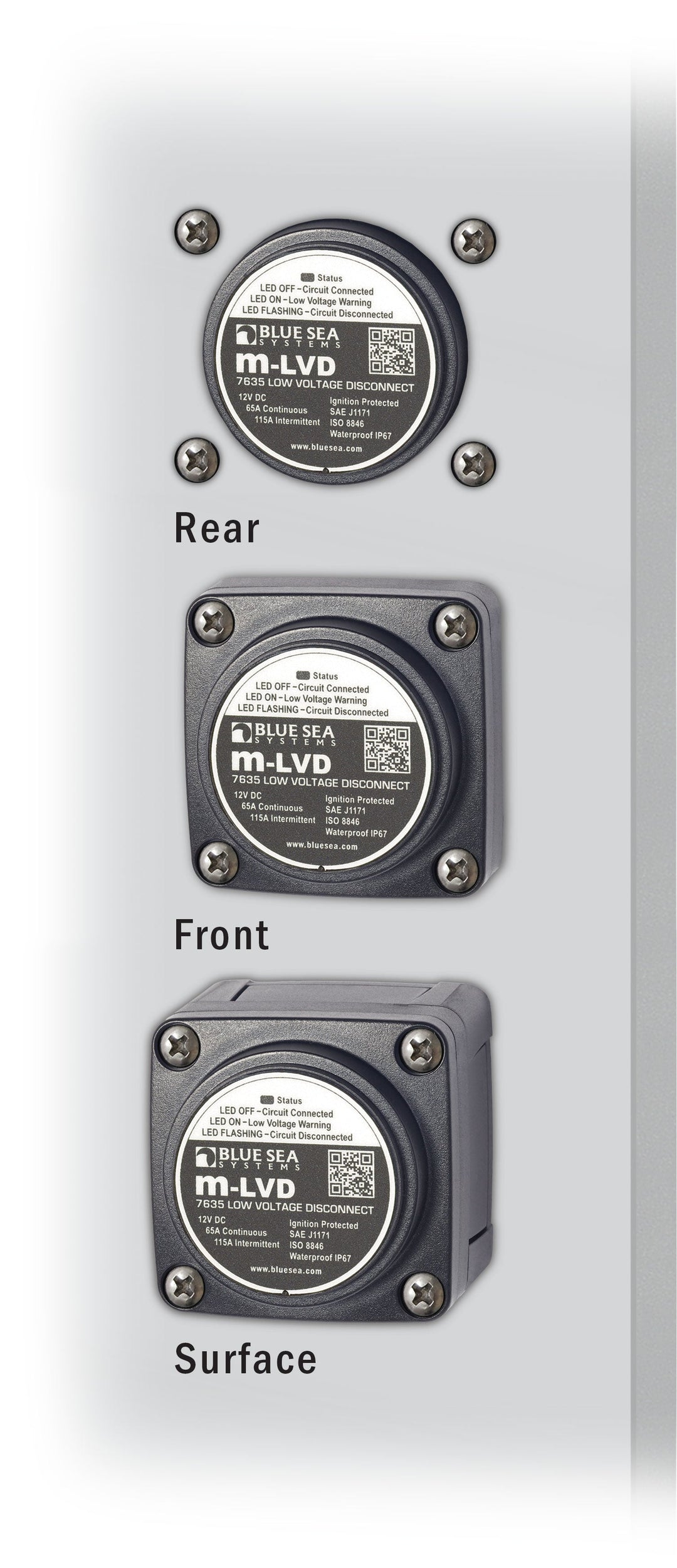 Blue Sea System Mini LVD Low Voltage Disconnect