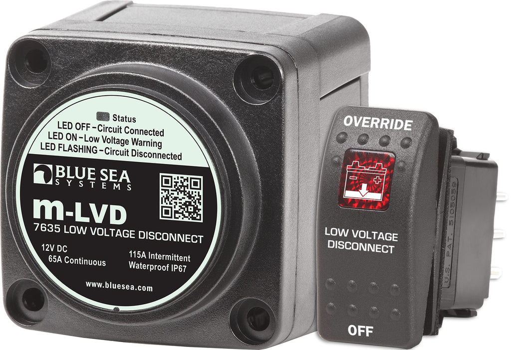 Blue Sea System Mini LVD Low Voltage Disconnect