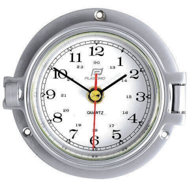 Plastimo Facia Model Porthole Clocks, Barometers &amp; Tide Clocks