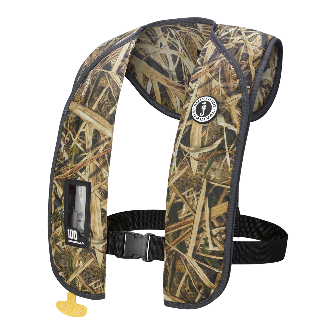 Mustang MIT 100 Convertible A/M Inflatable PFD CAMO
