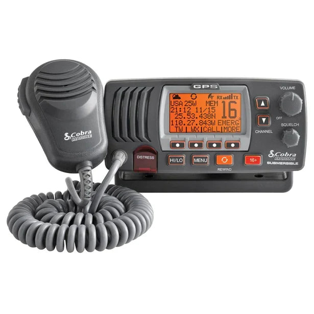 Cobra® VHF Marine Radio with Built in GPS
