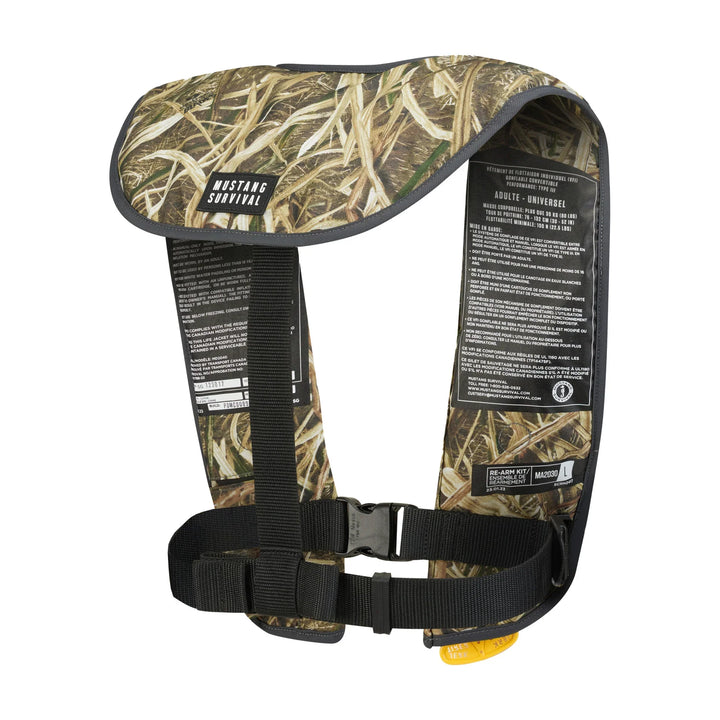 Mustang MIT 100 Convertible A/M Inflatable PFD CAMO