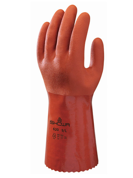 620 Showa Atlas Oil Resistant Gloves Brown