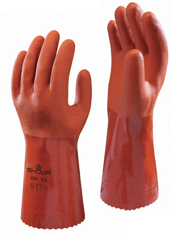 620 Showa Atlas Oil Resistant Gloves Brown