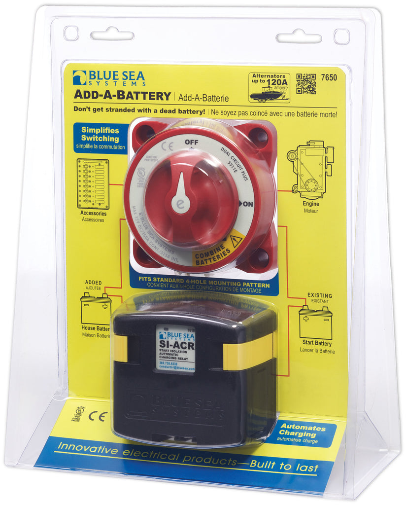 Blue Sea Systems Add-A-Battery Kit