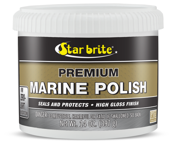 STAR BRITE Premium Marine Polish - Máxima Protección UV y Acabado de Alto Brillo - Los Inhibidores UV Evitan la Decoloración y la Oxidación - Repele el Agua, la Suciedad y Otros STAR BRITE Premium Marine Polish - Máxima Protección UV y Acabado de Alto Brillo - Los Inhibidores UV Evitan la Decoloración y la Oxidación - Repele el Agua, la Suciedad y Otros