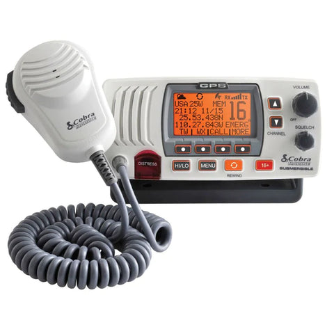 Cobra® VHF Marine Radio with Built in GPS