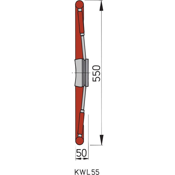 VETUS 21" Steering wheel with Mahogany Rim