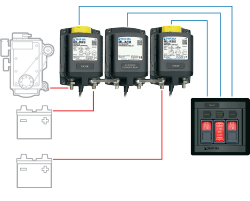 Blue Sea Systems Remote Battery Switch with Manual Control