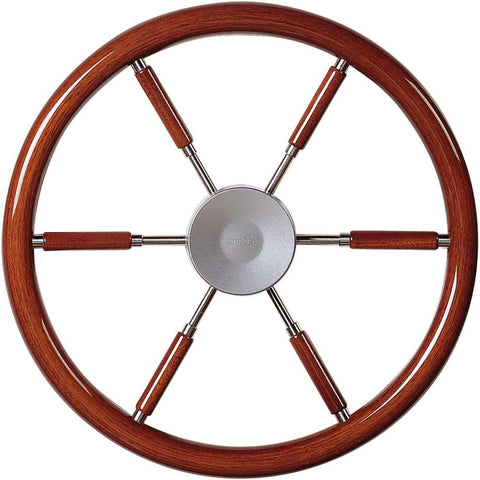 VETUS 21" Steering wheel with Mahogany Rim and Spokes